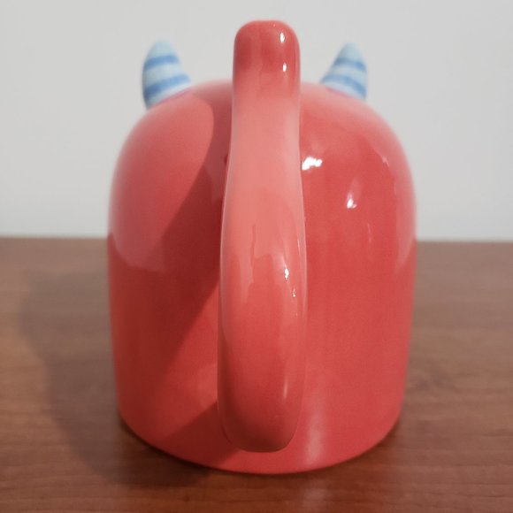 Monster Mug Abbott Collection Whimsical Upside Down 20oz Plant Pot Art Deco NWOT - Picture 3 of 7